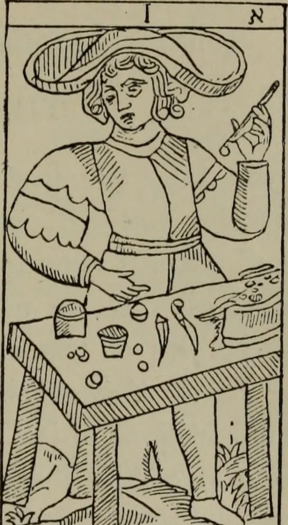 An illustration from Absolute key to occult science : The tarot of the Bohemians. The most ancient book in the world. For the exclusive use of initiates, 1892, leaf 138