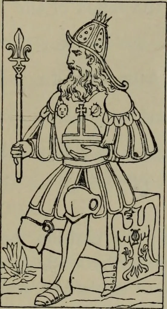 An illustration from Absolute key to occult science : The tarot of the Bohemians. The most ancient book in the world. For the exclusive use of initiates, 1892, leaf 152