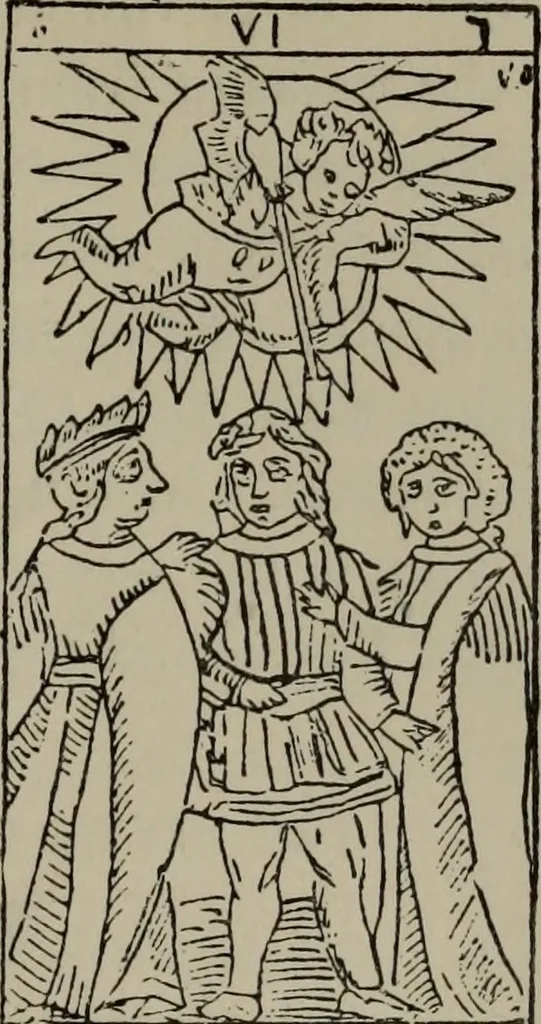 An illustration from Absolute key to occult science : The tarot of the Bohemians. The most ancient book in the world. For the exclusive use of initiates, 1892, leaf 160