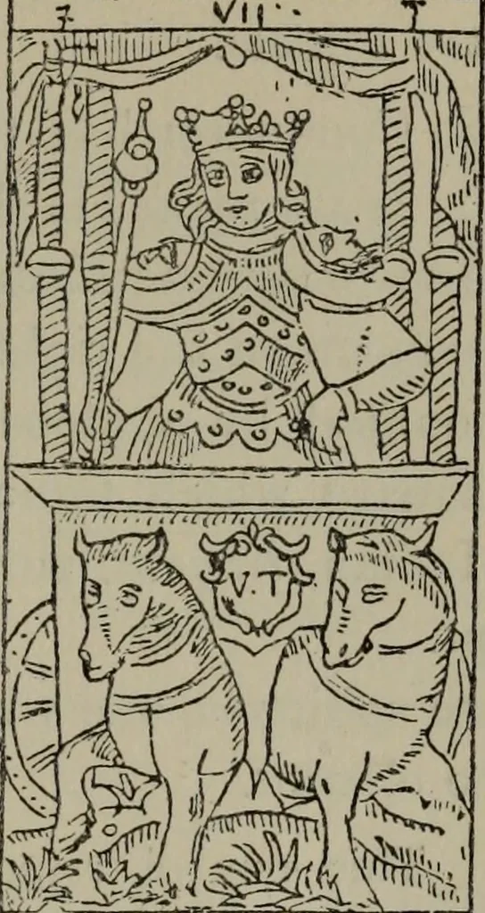 An illustration from Absolute key to occult science : The tarot of the Bohemians. The most ancient book in the world. For the exclusive use of initiates, 1892, leaf 168