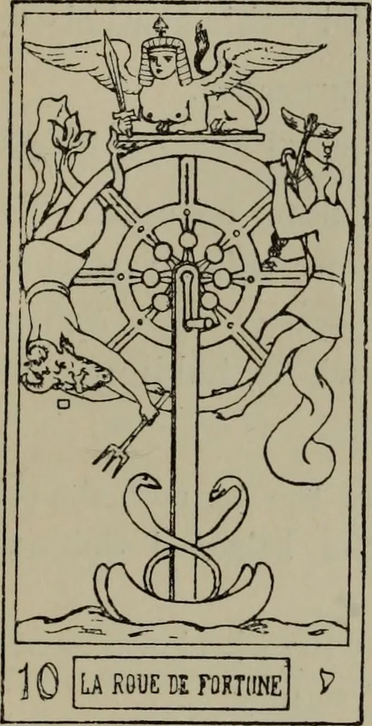 An illustration from Absolute key to occult science : The tarot of the Bohemians. The most ancient book in the world. For the exclusive use of initiates, 1892, leaf 178