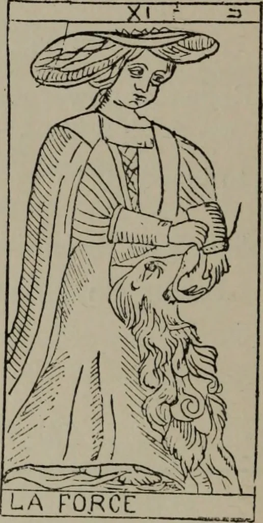 An illustration from Absolute key to occult science : The tarot of the Bohemians. The most ancient book in the world. For the exclusive use of initiates, 1892, leaf 181