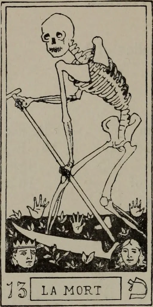 An illustration from Absolute key to occult science : The tarot of the Bohemians. The most ancient book in the world. For the exclusive use of initiates, 1892, leaf 191