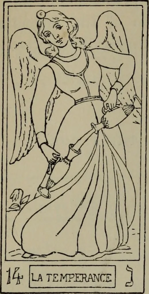 An illustration from Absolute key to occult science : The tarot of the Bohemians. The most ancient book in the world. For the exclusive use of initiates, 1892, leaf 194