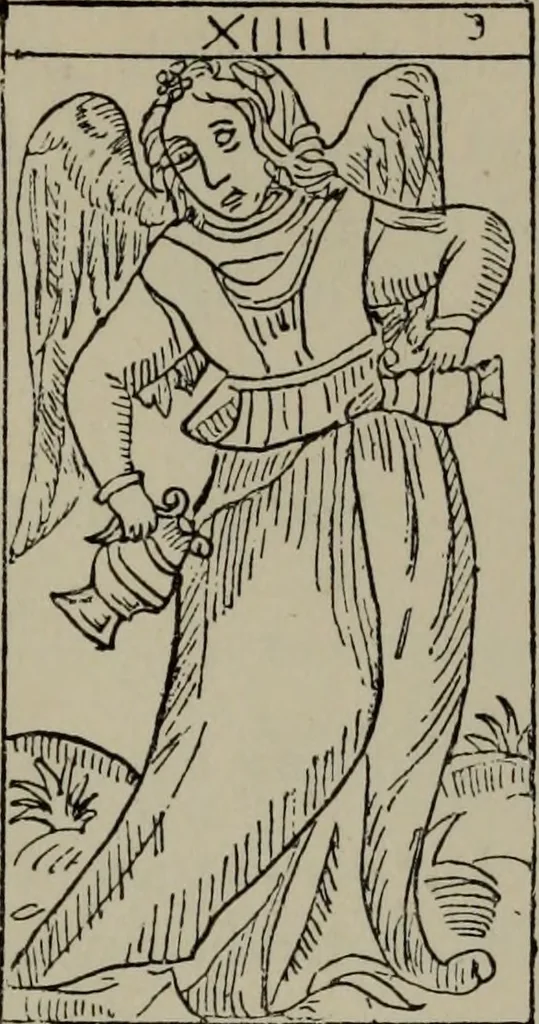 An illustration from Absolute key to occult science : The tarot of the Bohemians. The most ancient book in the world. For the exclusive use of initiates, 1892, leaf 194