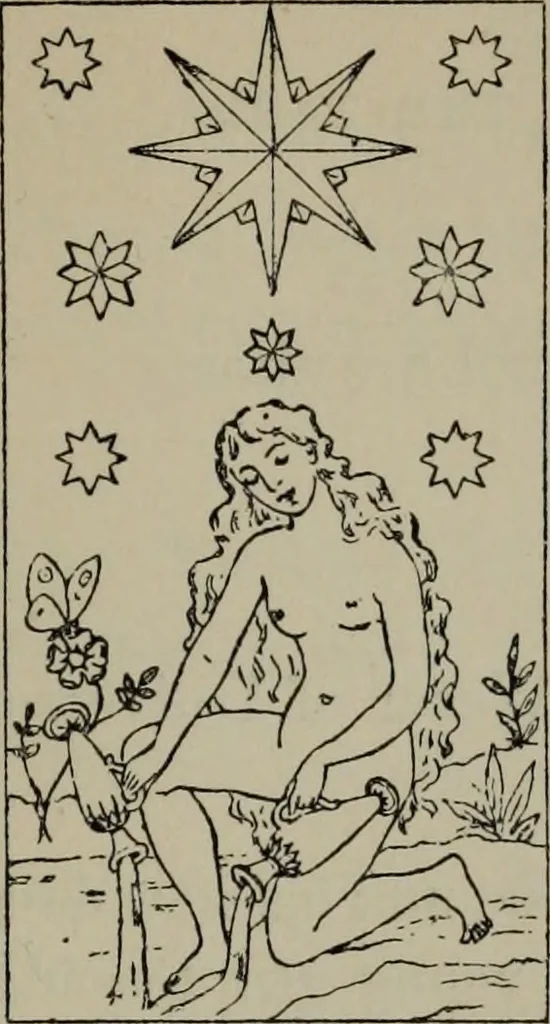 An illustration from Absolute key to occult science : The tarot of the Bohemians. The most ancient book in the world. For the exclusive use of initiates, 1892, leaf 204