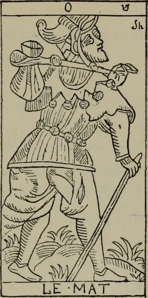 An illustration from Absolute key to occult science : The tarot of the Bohemians. The most ancient book in the world. For the exclusive use of initiates, 1892, leaf 218