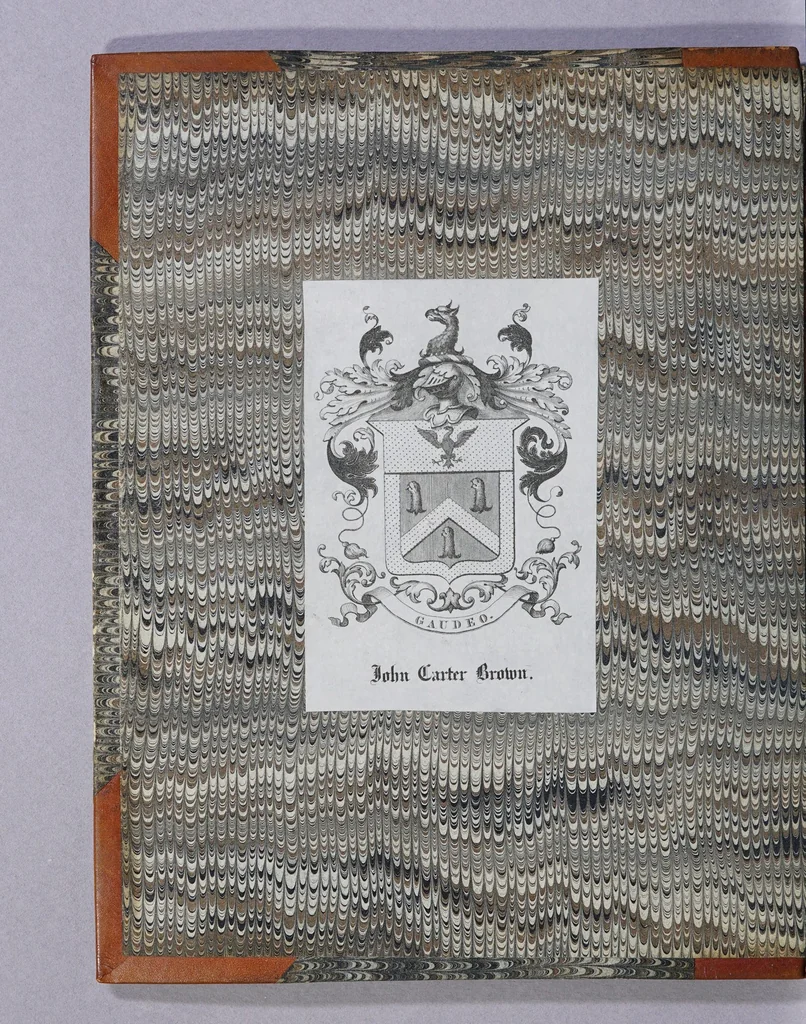 An illustration from An abstract or [sic] the lawes of New England as they are now established, 1641, leaf 2