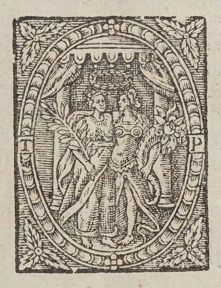 An illustration from An abstract or [sic] the lawes of New England as they are now established, 1641, leaf 9