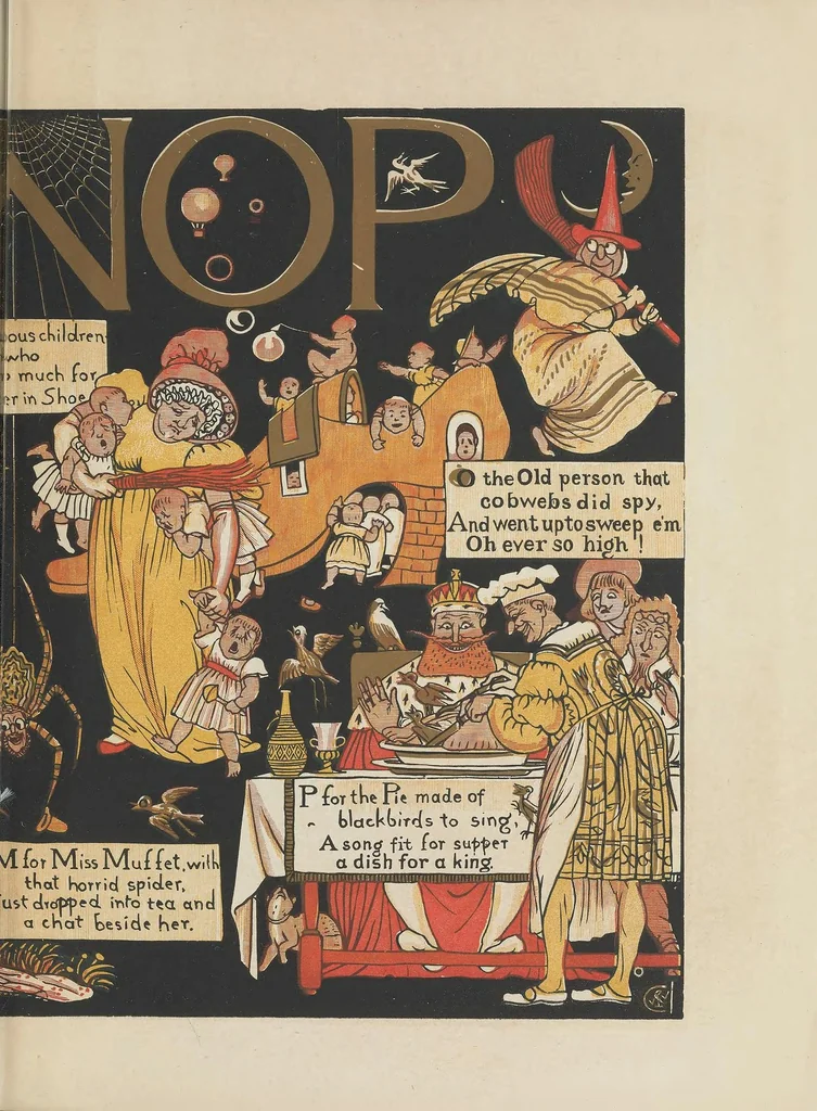 An illustration from The absurd A.B.C, 1874, leaf 9