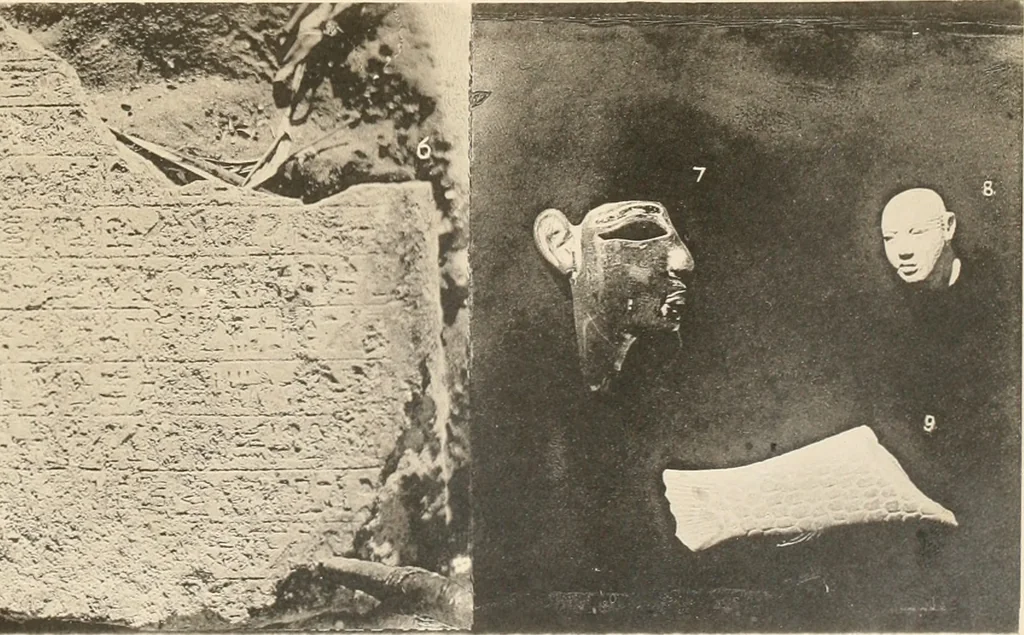 An illustration from Abydos, 1902, leaf 196