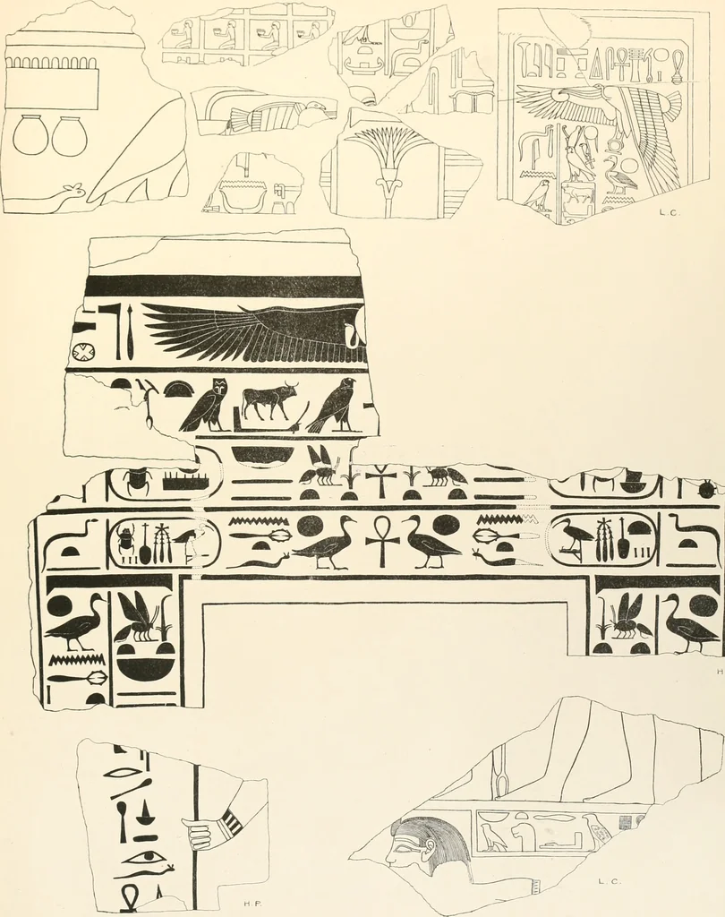 An illustration from Abydos, 1902, leaf 202
