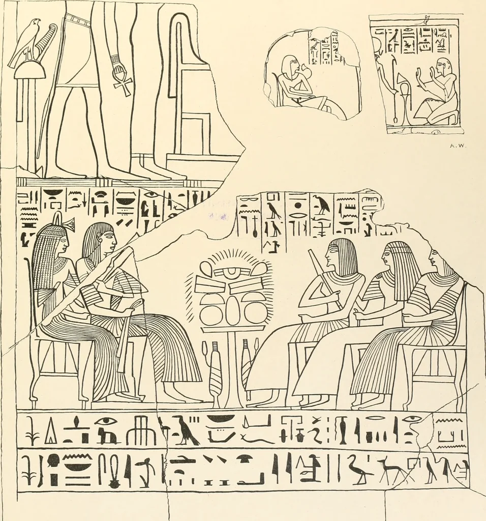 An illustration from Abydos, 1902, leaf 206