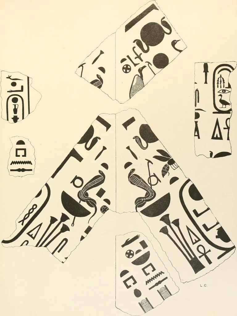 An illustration from Abydos, 1902, leaf 210