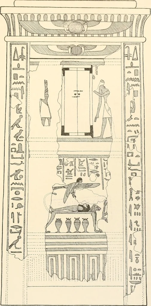 An illustration from Abydos, 1902, leaf 218