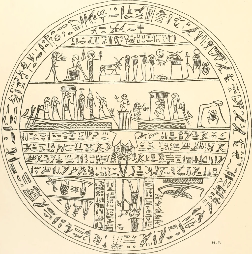 An illustration from Abydos, 1902, leaf 227
