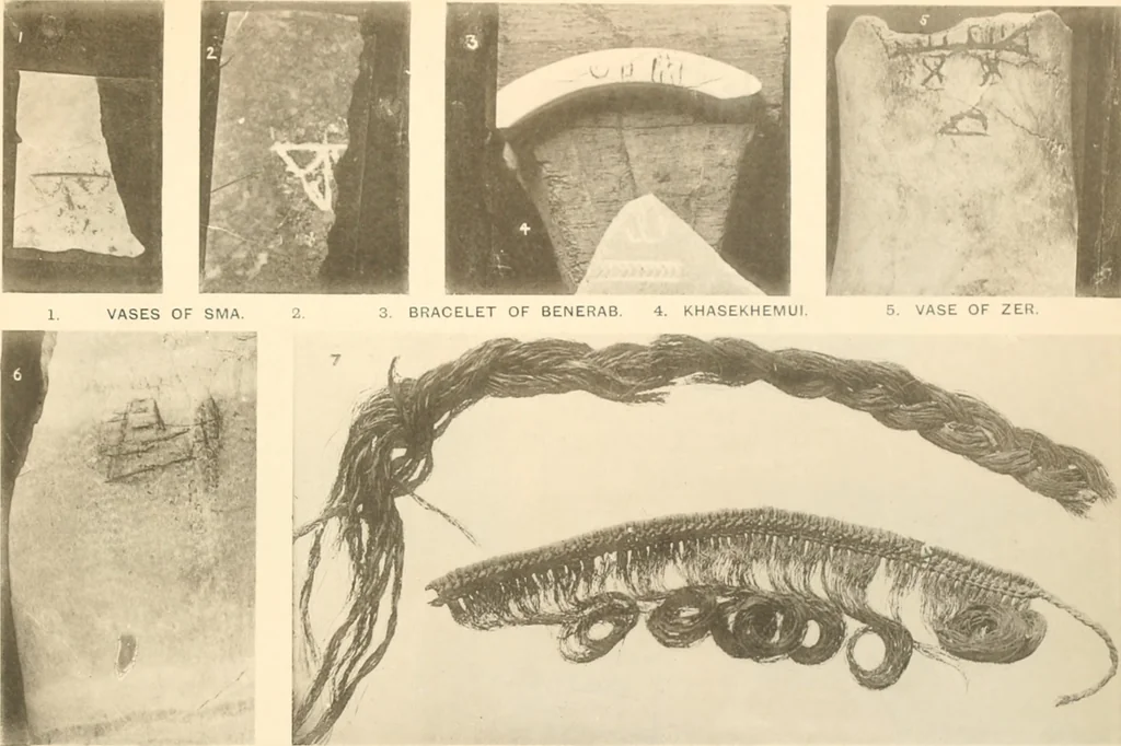 An illustration from Abydos, 1902, leaf 82