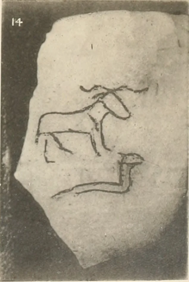 An illustration from Abydos, 1902, leaf 82
