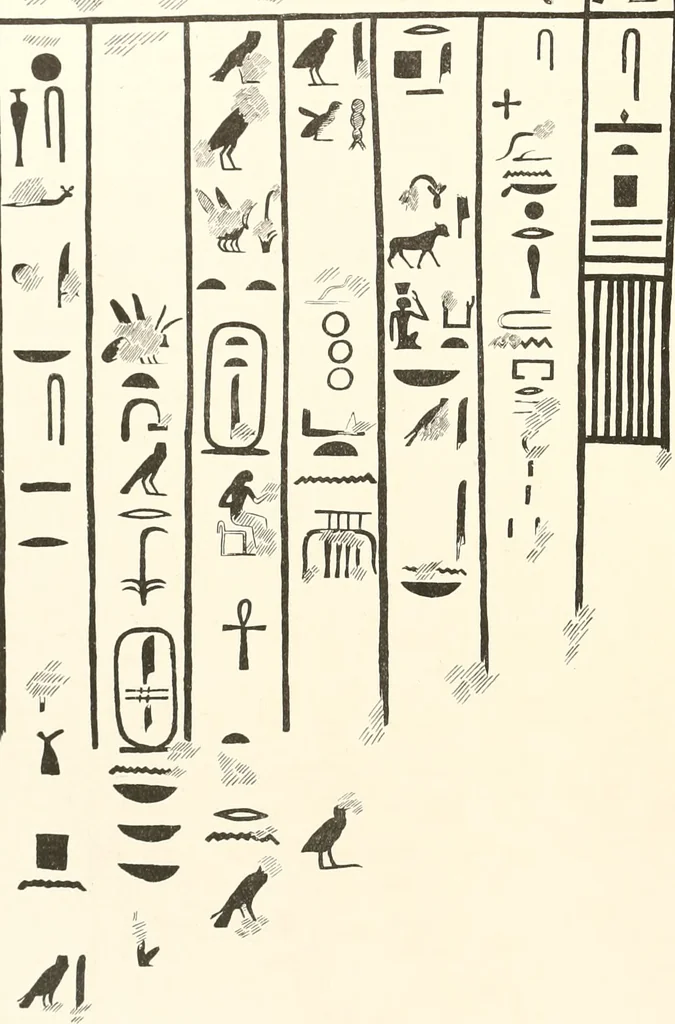 An illustration from Abydos, 1902, leaf 103