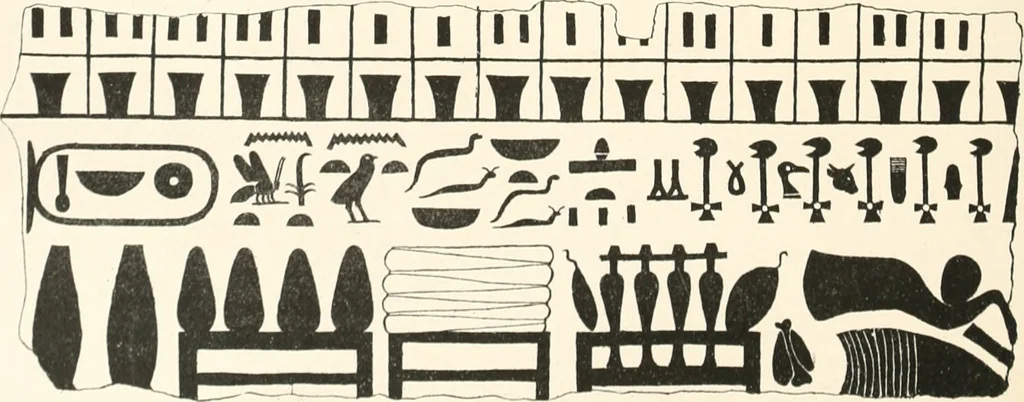 An illustration from Abydos, 1902, leaf 117