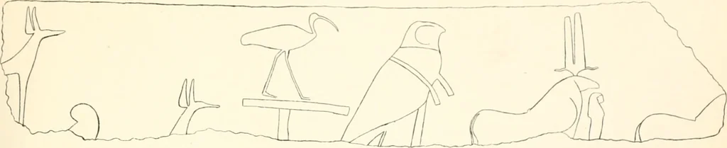 An illustration from Abydos, 1902, leaf 122
