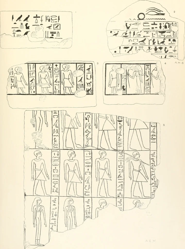 An illustration from Abydos, 1902, leaf 128