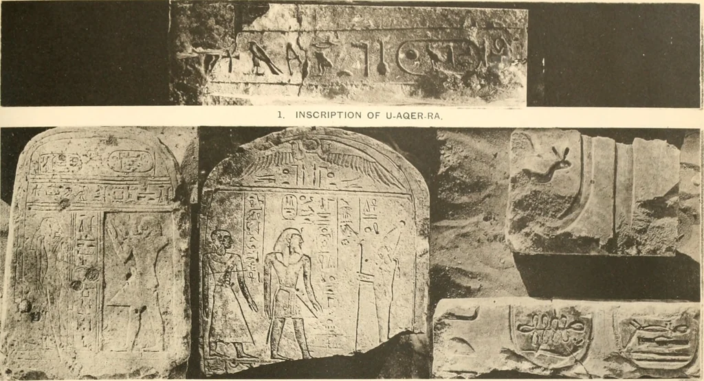 An illustration from Abydos, 1902, leaf 132