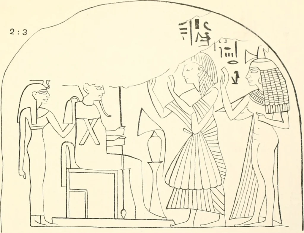An illustration from Abydos, 1902, leaf 140