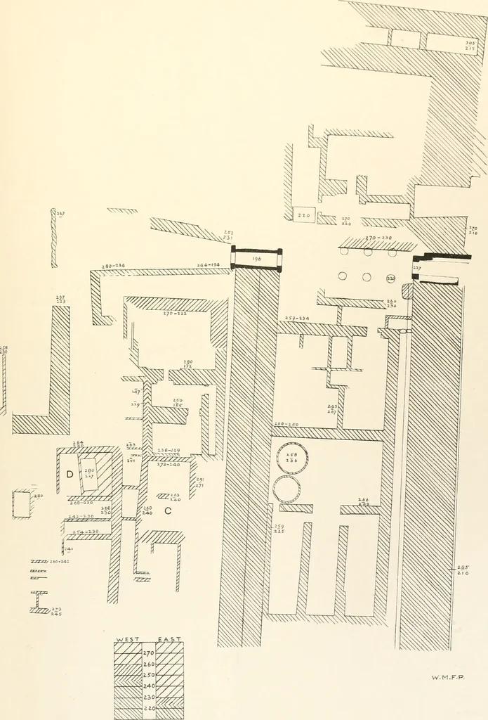 An illustration from Abydos, 1902, leaf 184