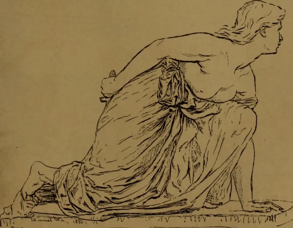 An illustration from Academy notes, 1875, leaf 112