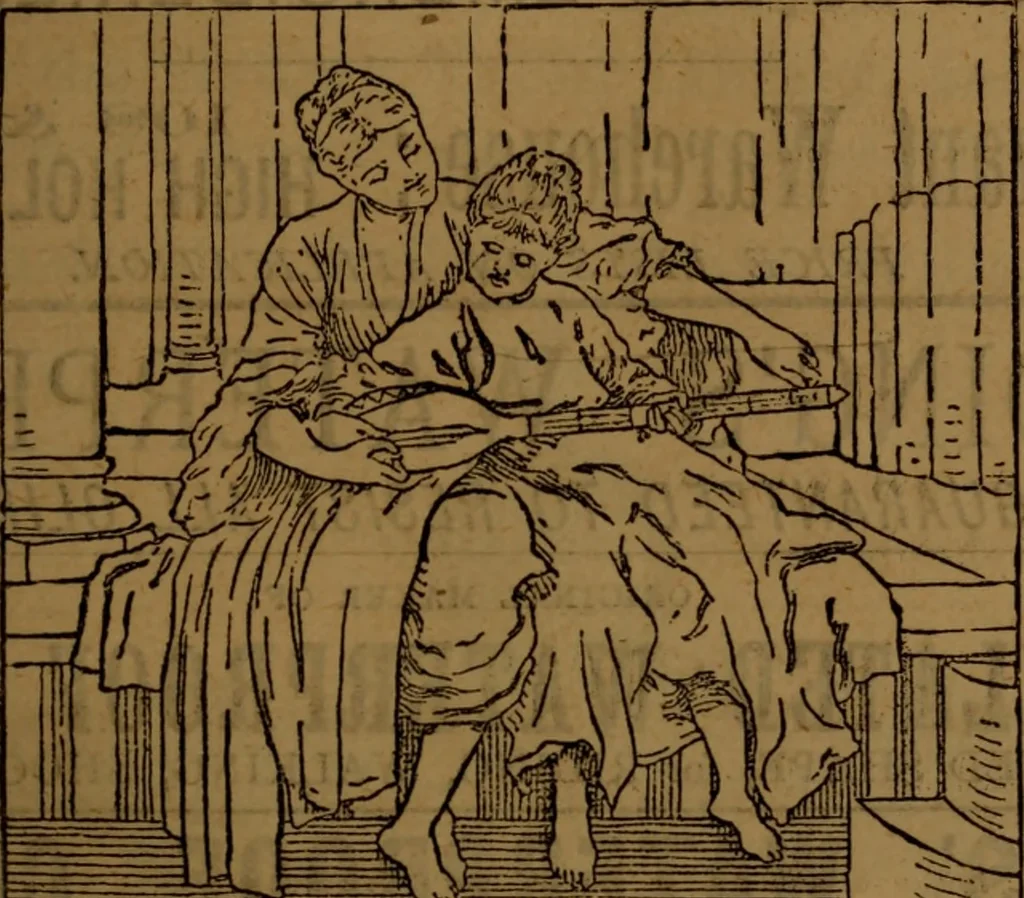 An illustration from Academy notes, 1875, leaf 14