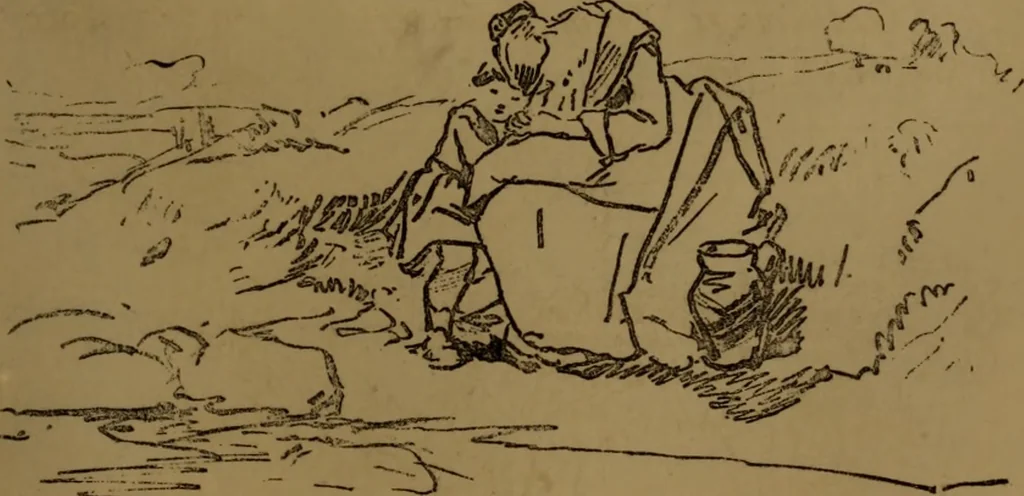 An illustration from Academy notes, 1875, leaf 46