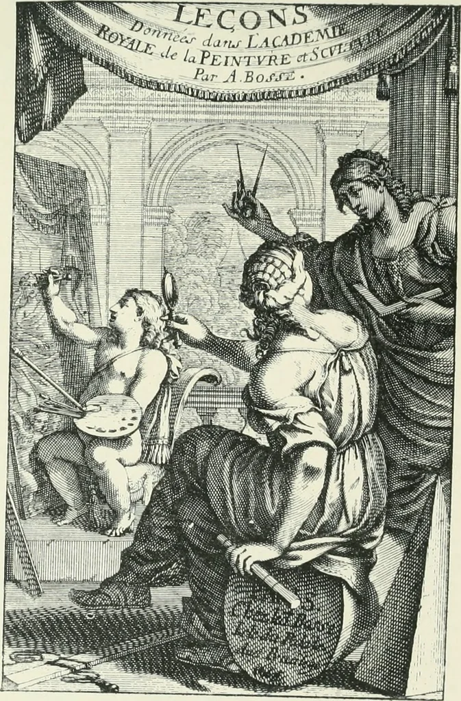 An illustration from Académiciens d'autrefois, 1914, leaf 108