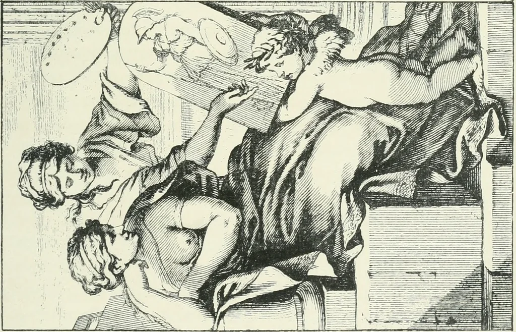 An illustration from Académiciens d'autrefois, 1914, leaf 108