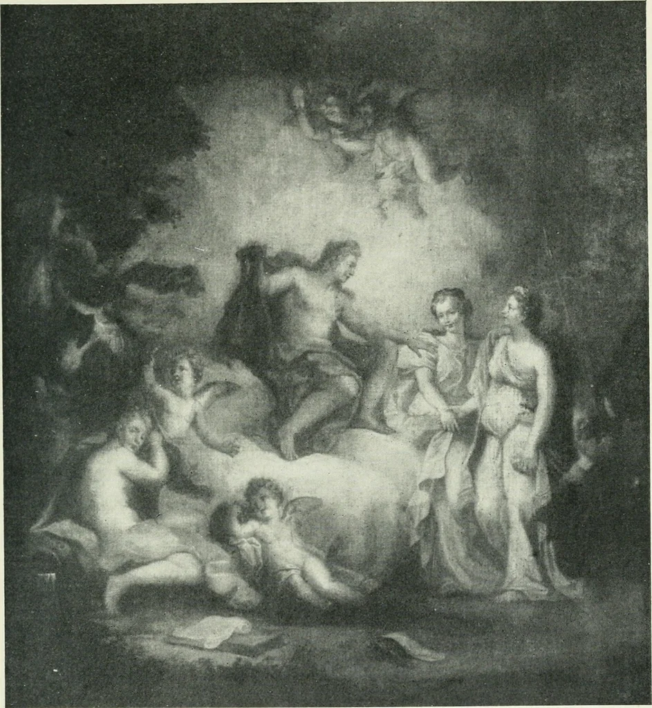 An illustration from Académiciens d'autrefois, 1914, leaf 144