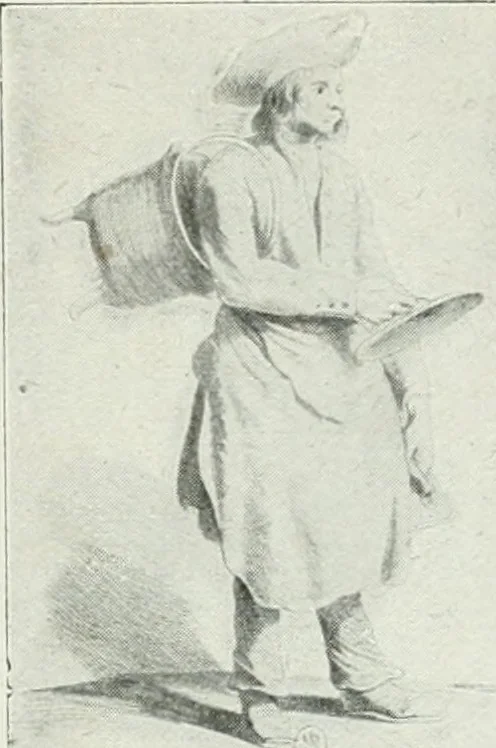 An illustration from Académiciens d'autrefois, 1914, leaf 24