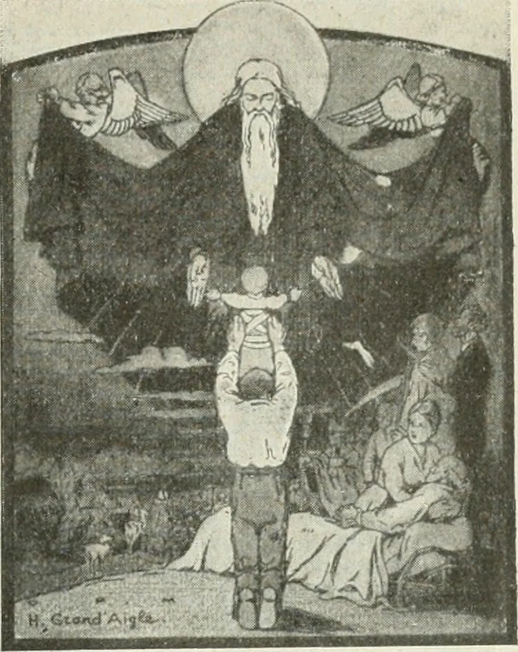 An illustration from Académiciens d'autrefois, 1914, leaf 30
