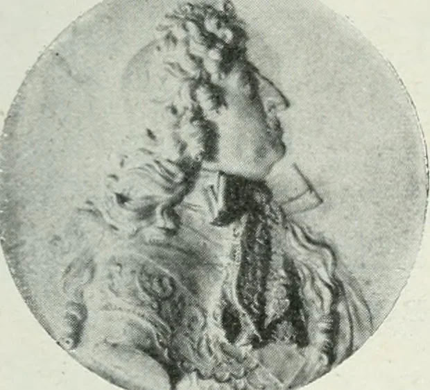 An illustration from Académiciens d'autrefois, 1914, leaf 38