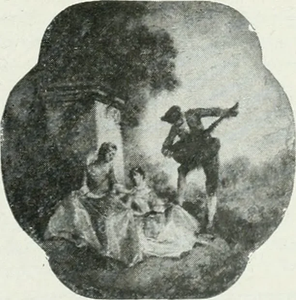 An illustration from Académiciens d'autrefois, 1914, leaf 40