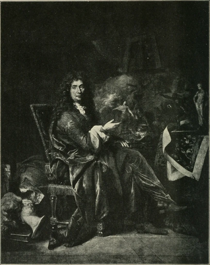 An illustration from Académiciens d'autrefois, 1914, leaf 9