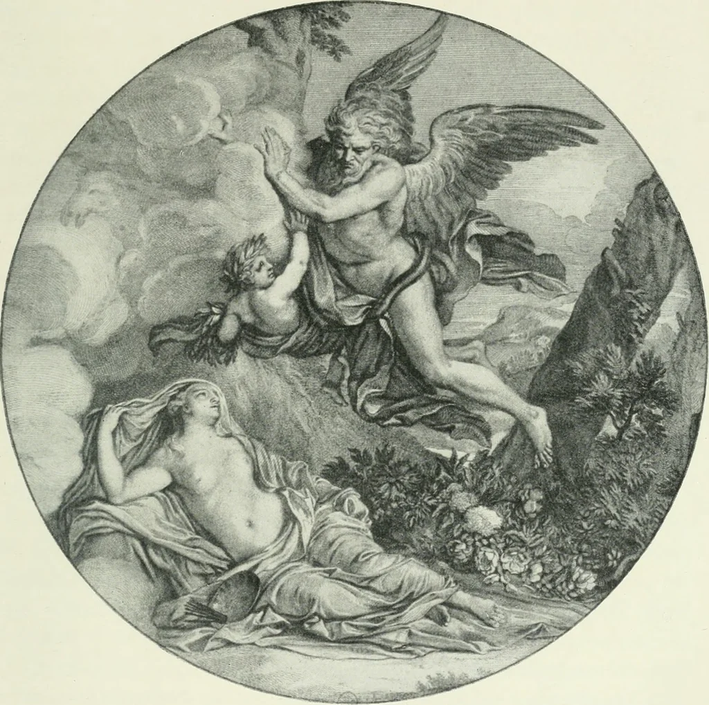 An illustration from Académiciens d'autrefois, 1914, leaf 90