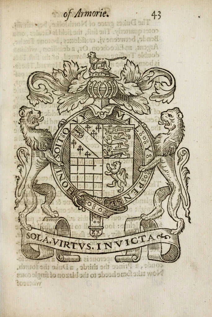 An illustration from The accedence of armorie, 1597, leaf 103