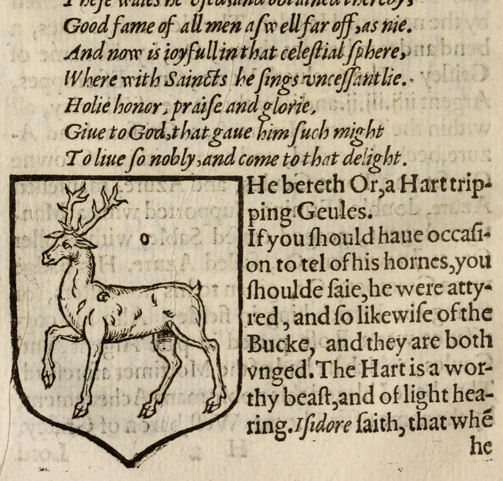 An illustration from The accedence of armorie, 1597, leaf 120