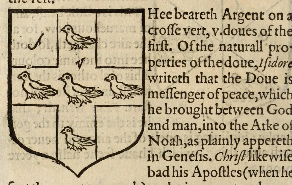 An illustration from The accedence of armorie, 1597, leaf 184