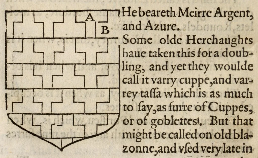 An illustration from The accedence of armorie, 1597, leaf 240