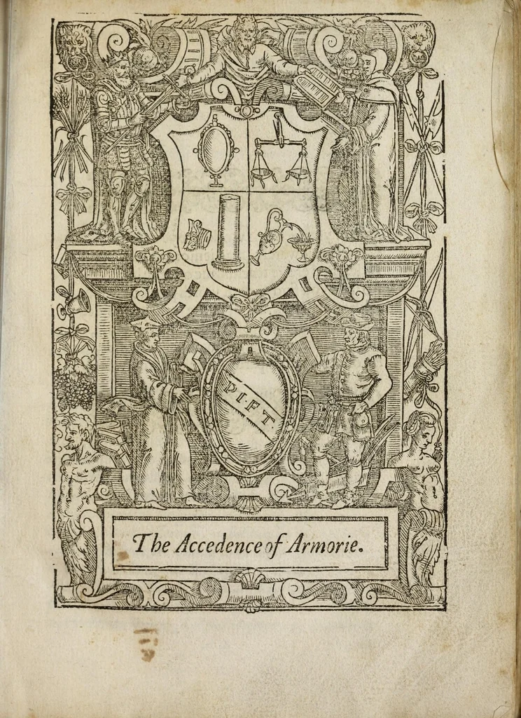 An illustration from The accedence of armorie, 1597, leaf 5