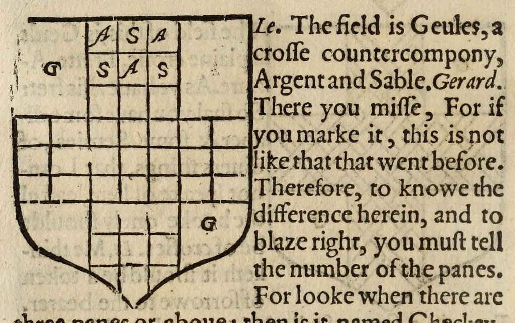 An illustration from The accedence of armorie, 1597, leaf 76