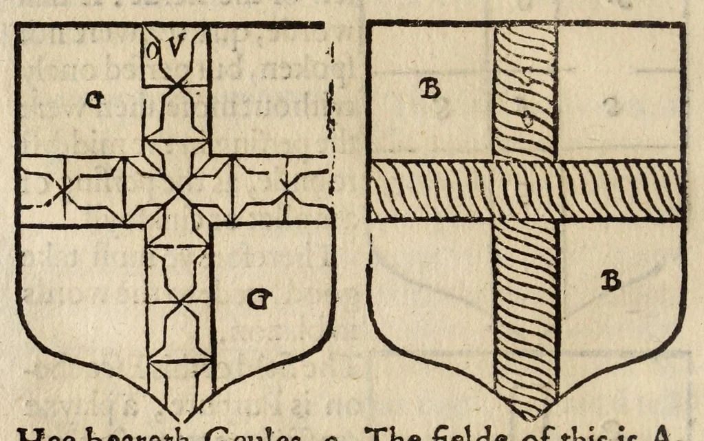 An illustration from The accedence of armorie, 1597, leaf 78