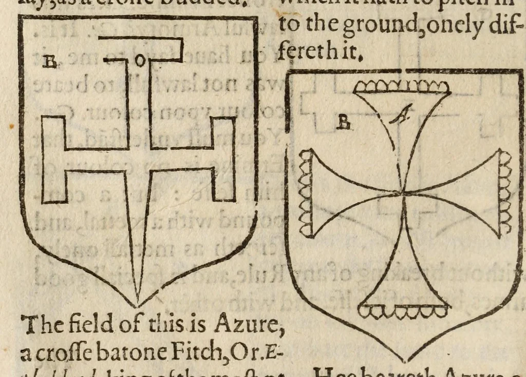 An illustration from The accedence of armorie, 1597, leaf 82