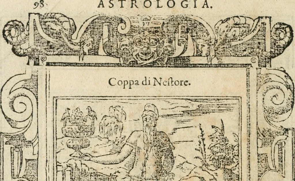 An illustration from Diverse imprese accommodate a diuerse moralità : con versi che i loro significati dichiarano insieme con molte altre nella lingua italiana non piu tradotte, 1564, leaf 101